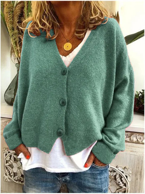 Women's Button-Front Knit Cardigan | Winter