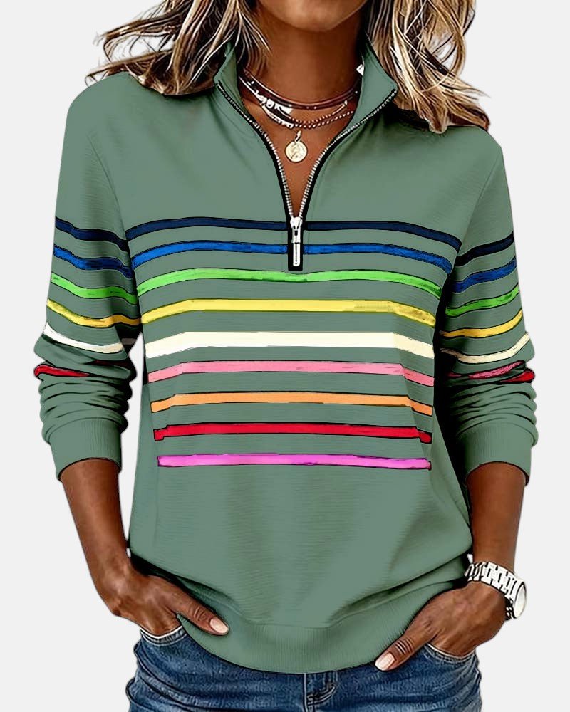 Women's Casual Sweatshirt | Quarter Zip