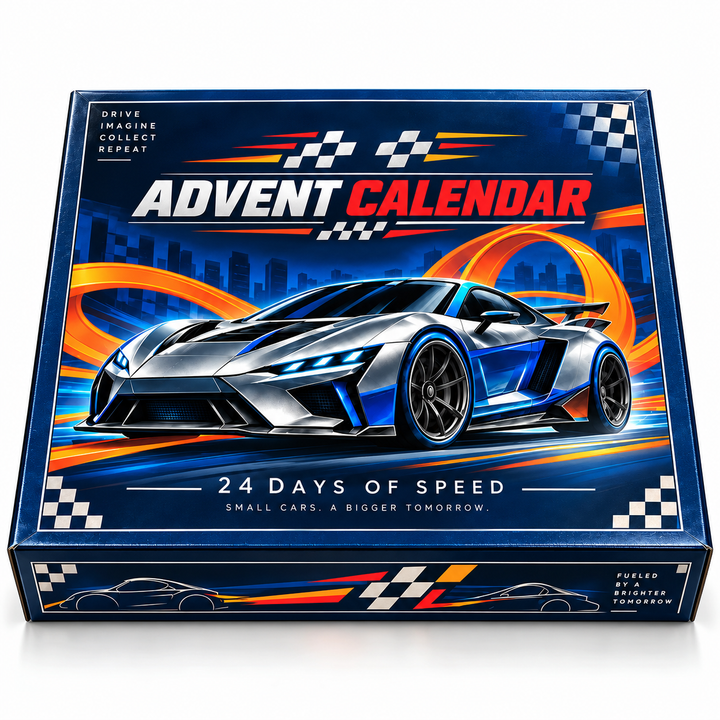 24 Days Racing Car And Accessories Advent Calendar | Christmas