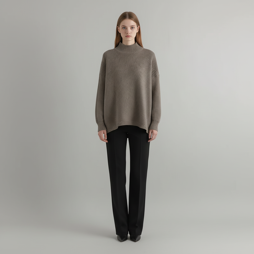 Women’s Rib Knit Jumper | Oversized