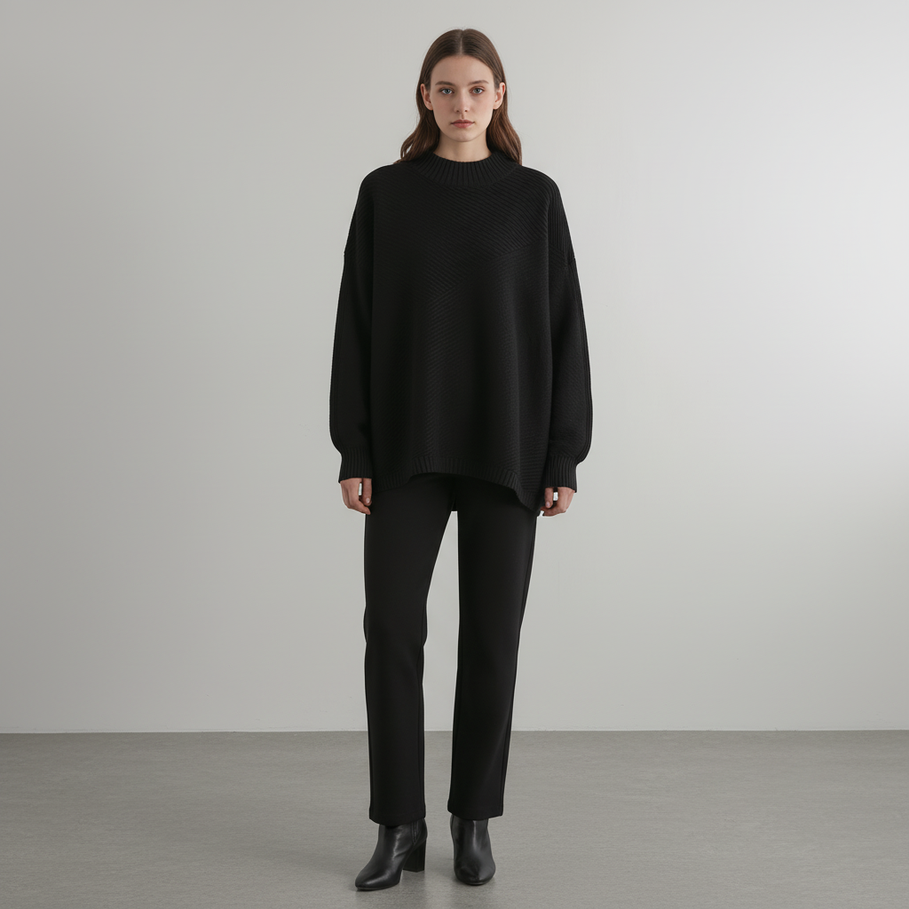Women’s Rib Knit Jumper | Oversized