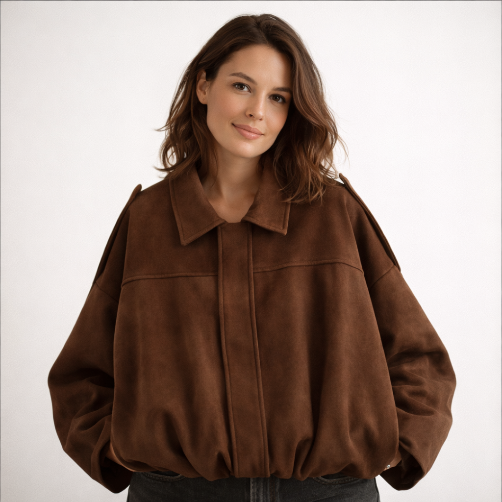 Women’s Drop Shoulder Blouson Jacket | Long Sleeve
