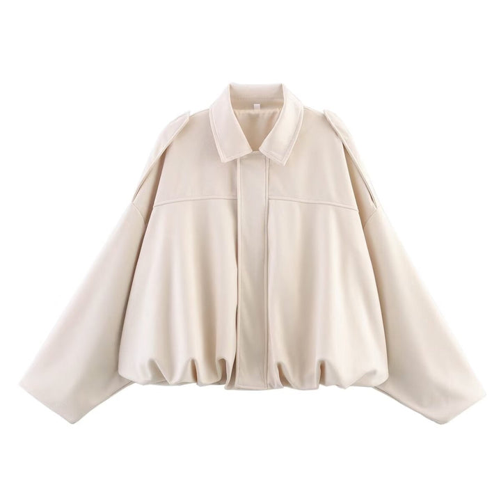 Women’s Drop Shoulder Blouson Jacket | Long Sleeve