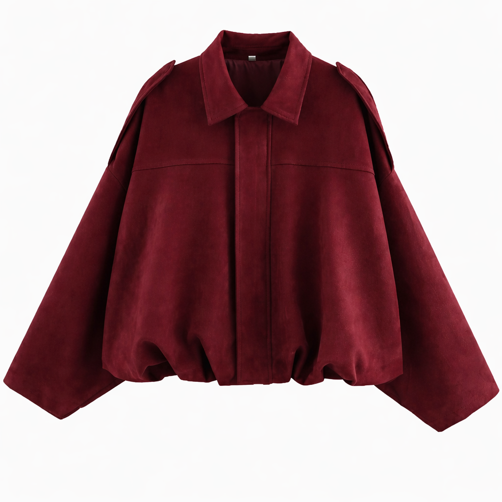 Women’s Drop Shoulder Blouson Jacket | Long Sleeve