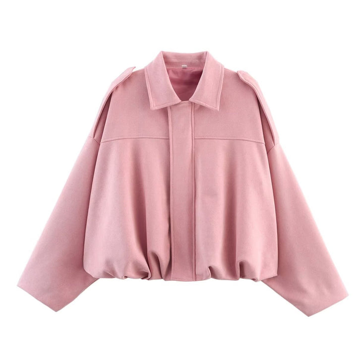 Women’s Drop Shoulder Blouson Jacket | Long Sleeve