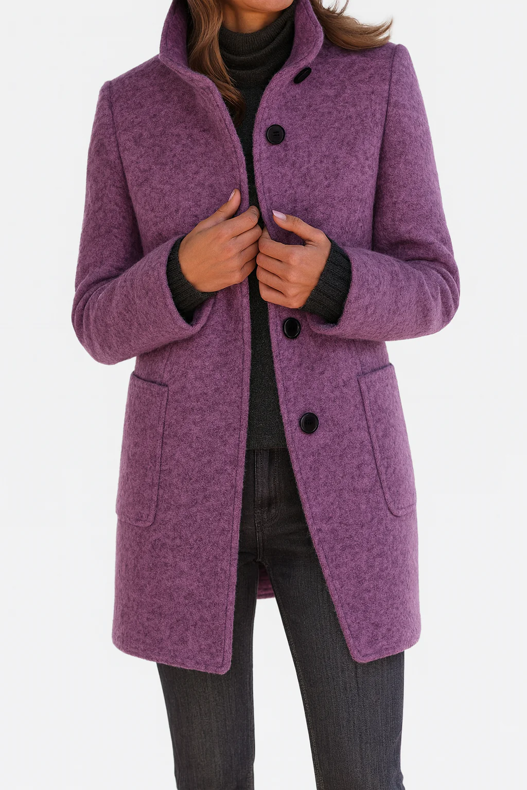Women's Single-Breasted Coat | Autumn