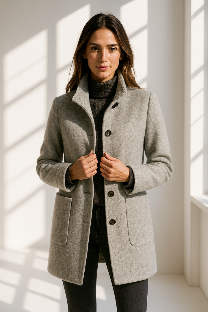 Women's Single-Breasted Coat | Autumn