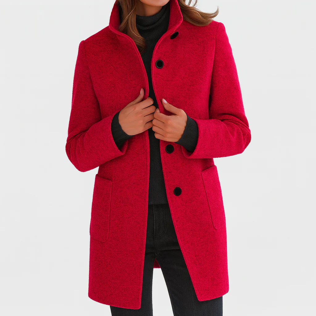Women's Single-Breasted Coat | Autumn