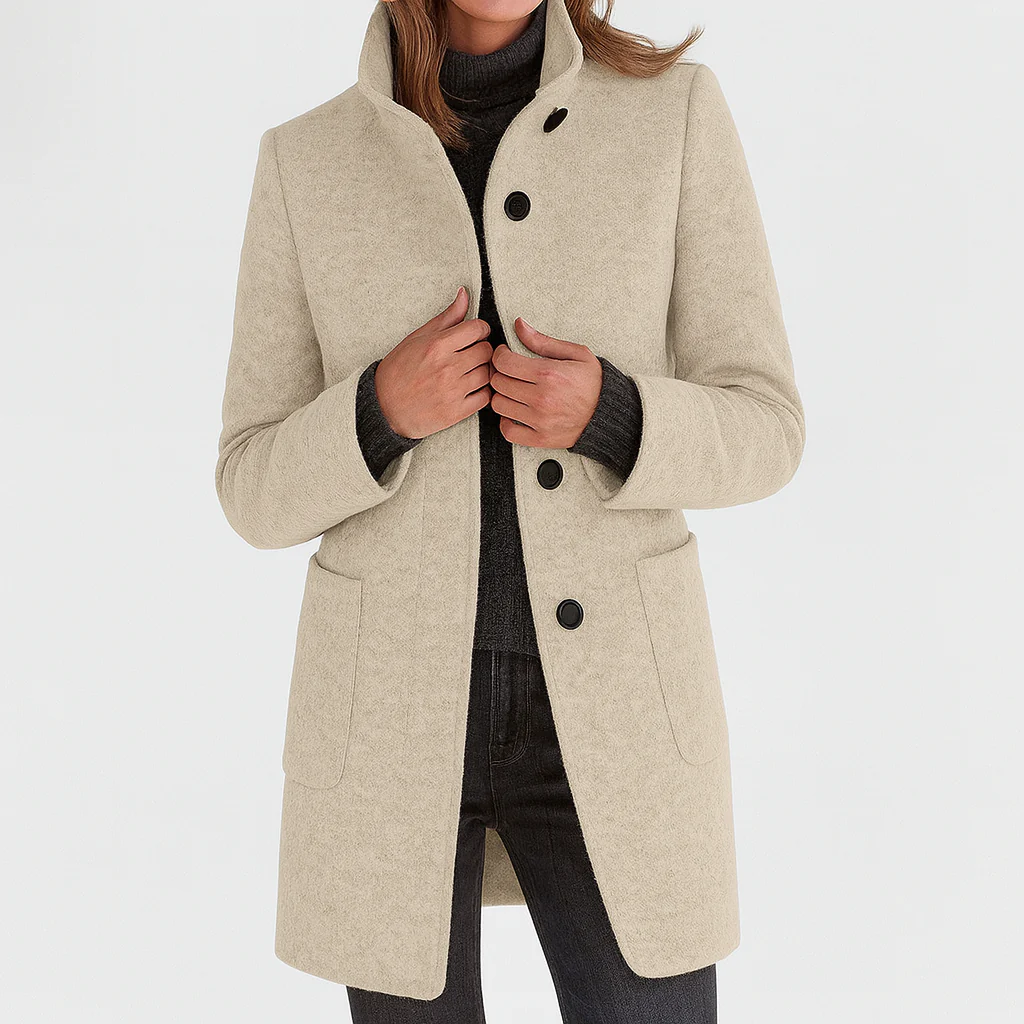 Women's Single-Breasted Coat | Autumn
