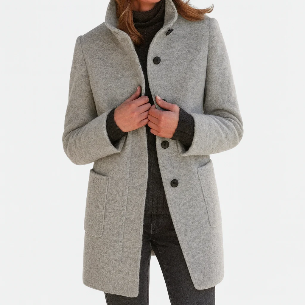 Women's Single-Breasted Coat | Autumn