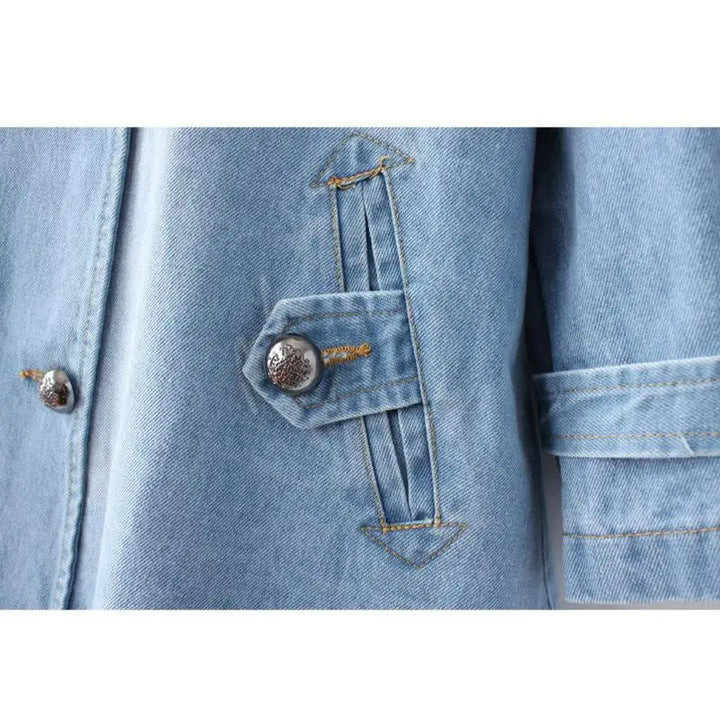 Women's Double Breasted Jacket | Side Pockets