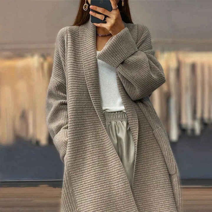 Women's Open Front Knit Cardigan | Longline