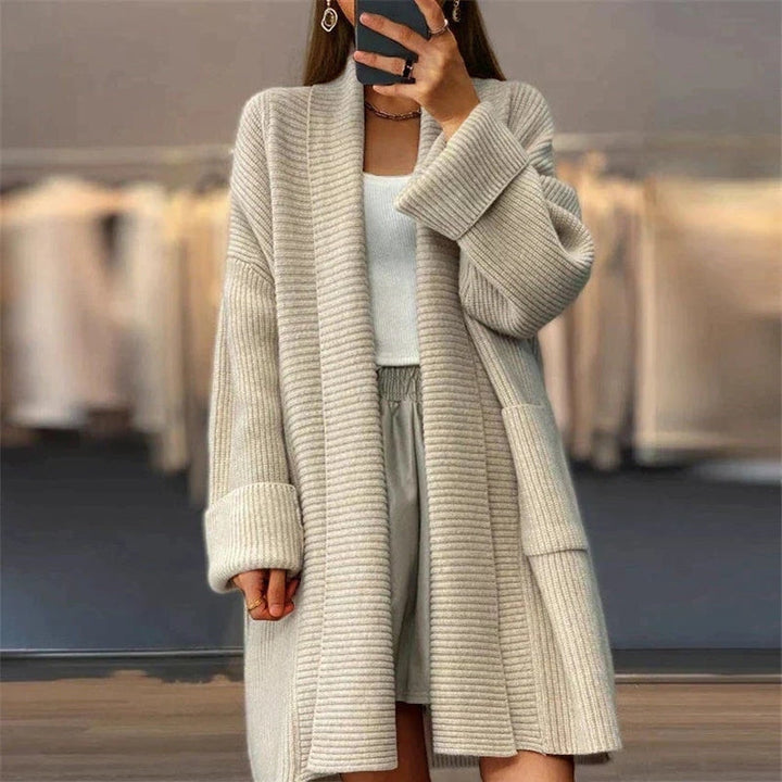 Women's Open Front Knit Cardigan | Longline