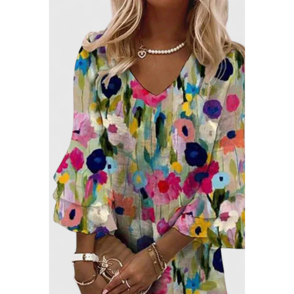 Women's Elegant Summer Floral Dress | Mini