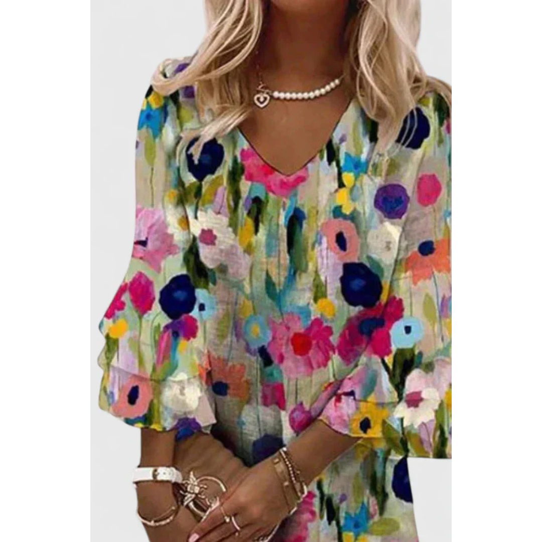 Women's Elegant Summer Floral Dress | Mini