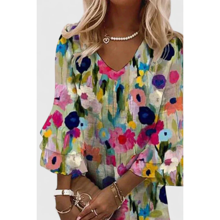Women's Elegant Summer Floral Dress | Mini