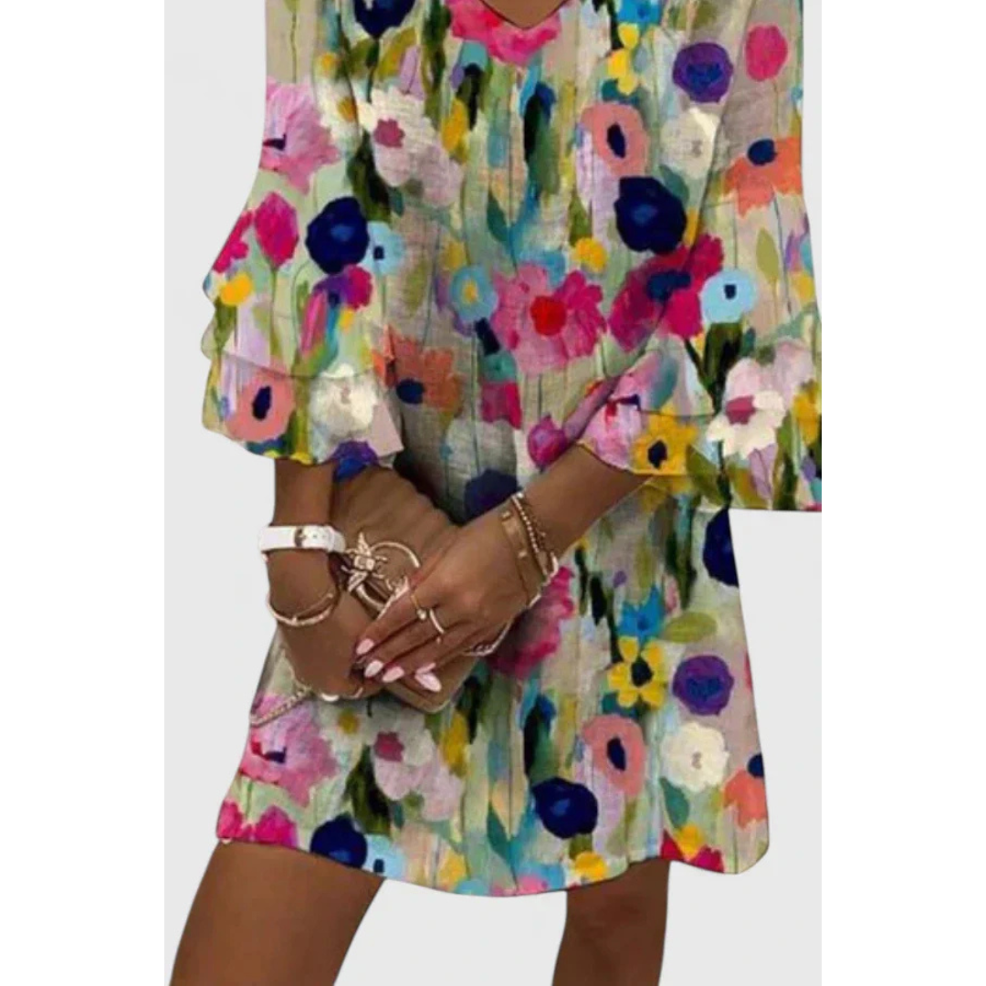 Women's Elegant Summer Floral Dress | Mini