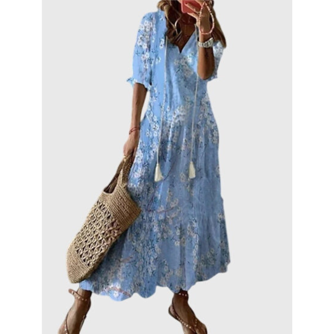 Women's Elegant Bohemian Summer Dress | Maxi