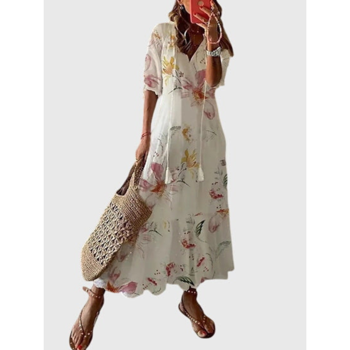 Women's Elegant Bohemian Summer Dress | Maxi