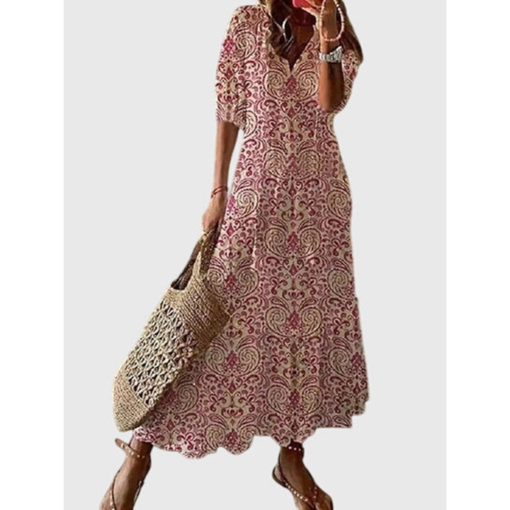 Women's Elegant Bohemian Summer Dress | Maxi