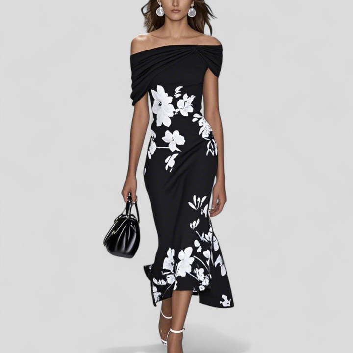 Women's Elegant Summer Wedding Guest Dress | Midi