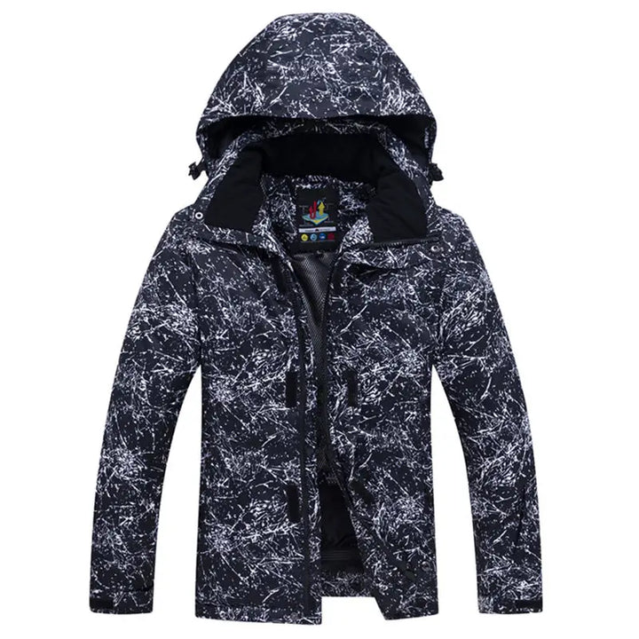 Men's Hooded Ski Jacket And Snow Pants Set | Winter