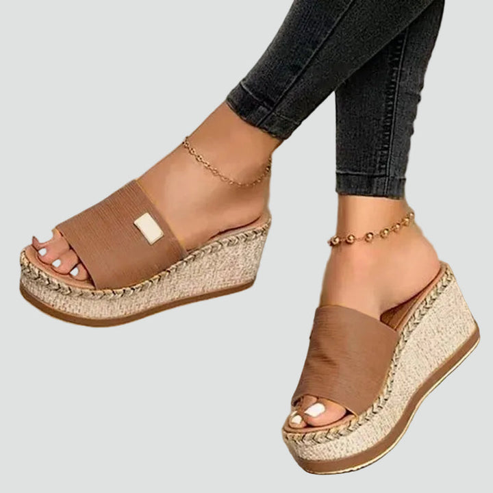 Women's Boho Wedge Sandals | Slip-On