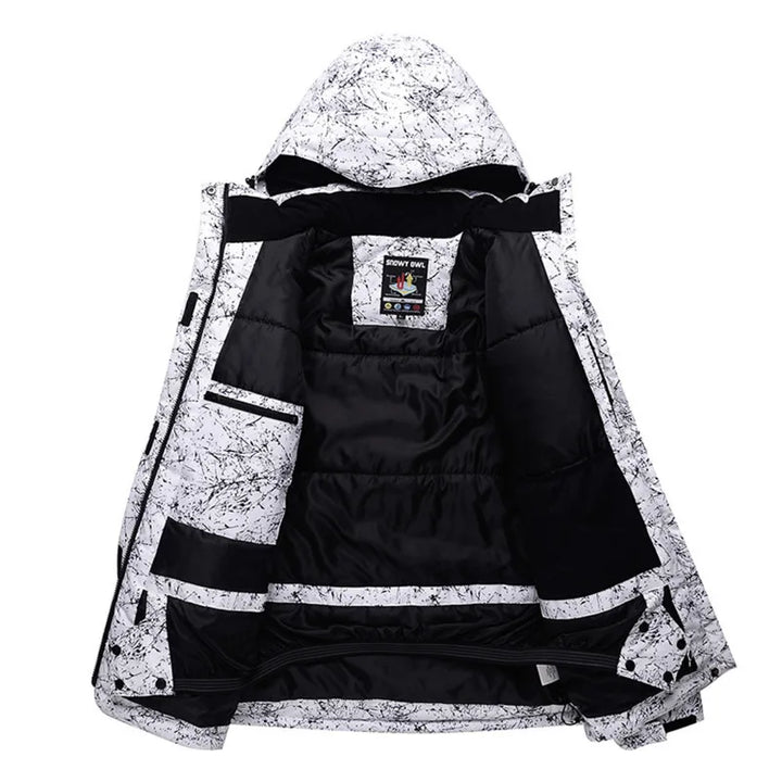 Men's Hooded Ski Jacket And Snow Pants Set | Winter