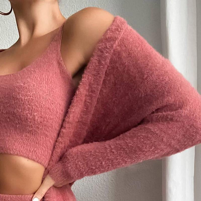 Women’s Three-Piece Loungewear Set | Warm