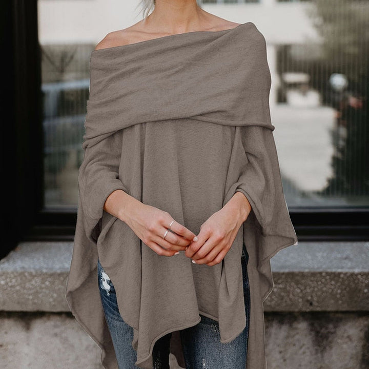 Women's Foldover Asymmetric Top | Off-Shoulder