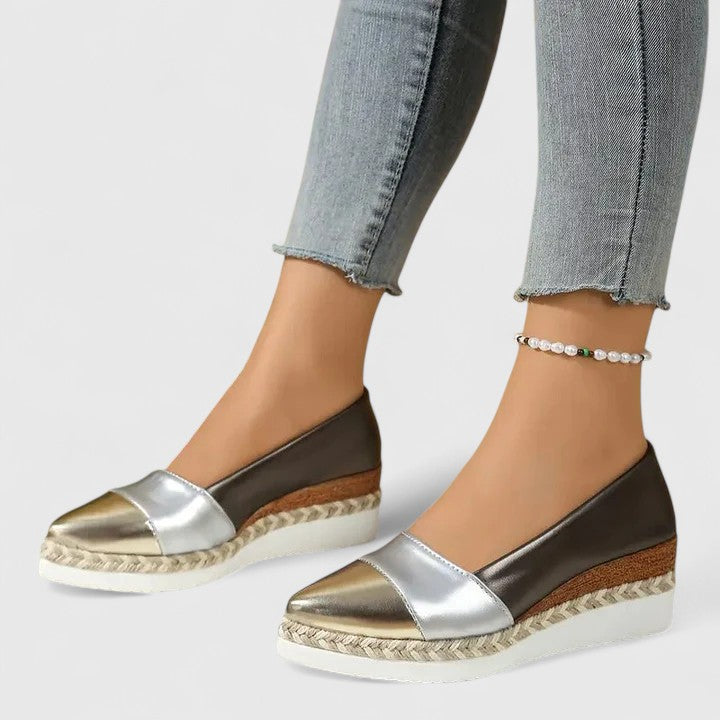 Women's Summer Point Toe Wedge Shoes | Slip On