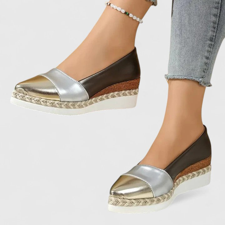 Women's Summer Point Toe Wedge Shoes | Slip On