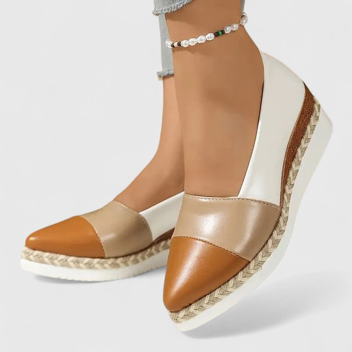 Women's Summer Point Toe Wedge Shoes | Slip On