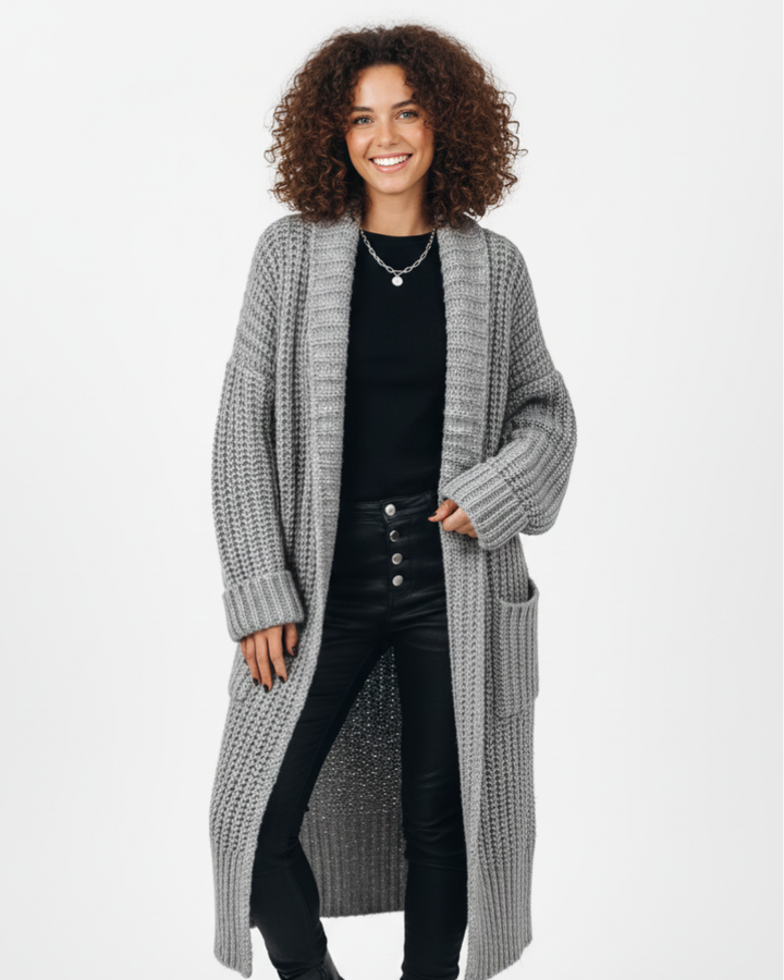 Women's Long Chunky Cardigan | Crochet