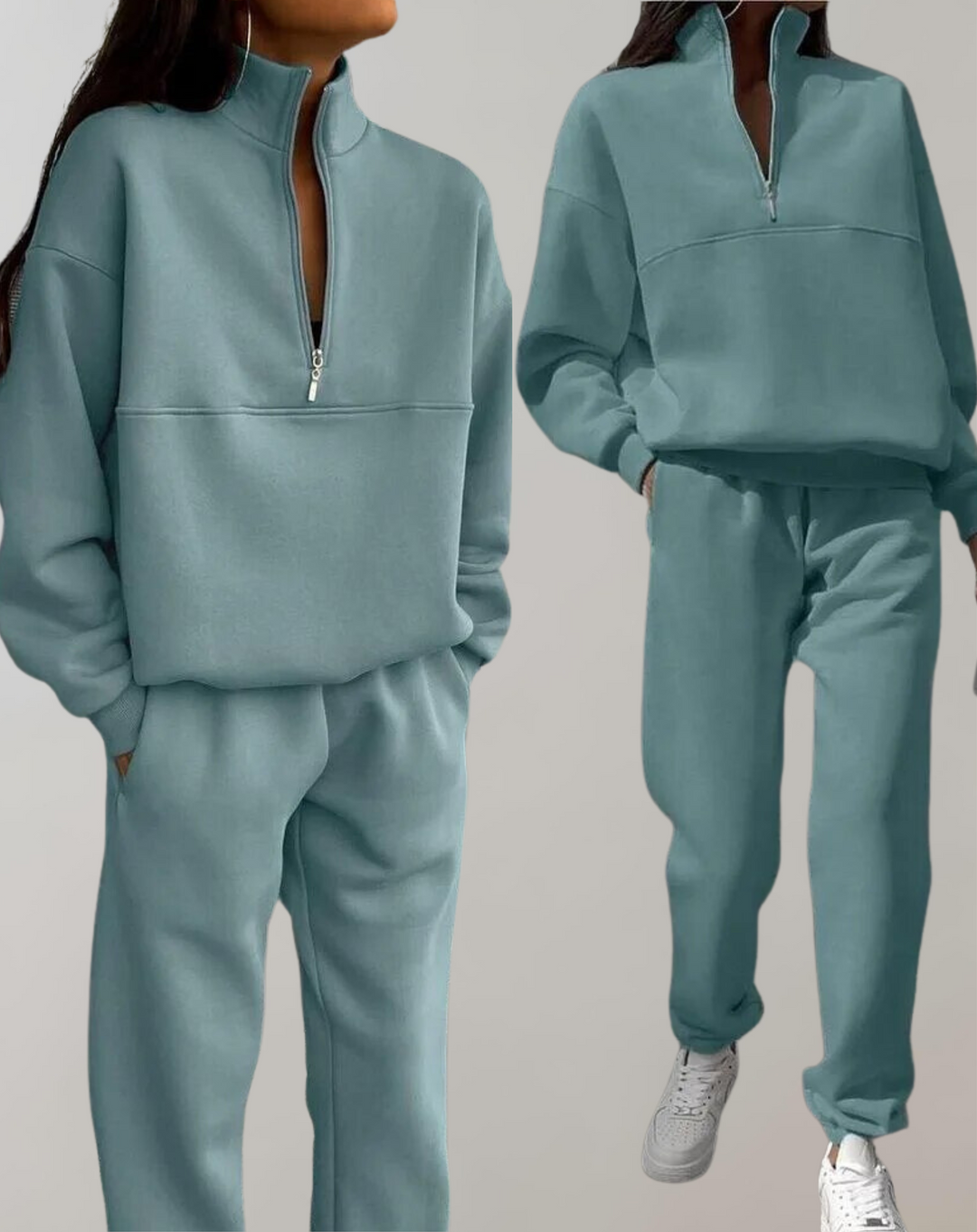 Women's Warm Two Piece Set | Winter