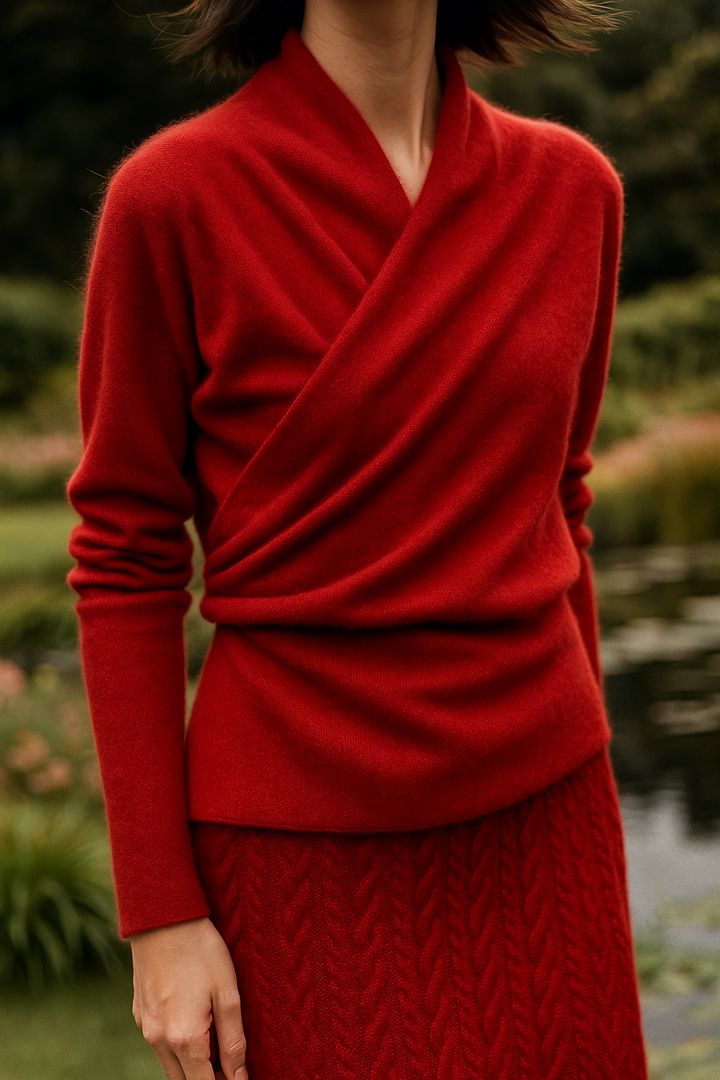Women's Front Wrap Cardigan | Slim Fit