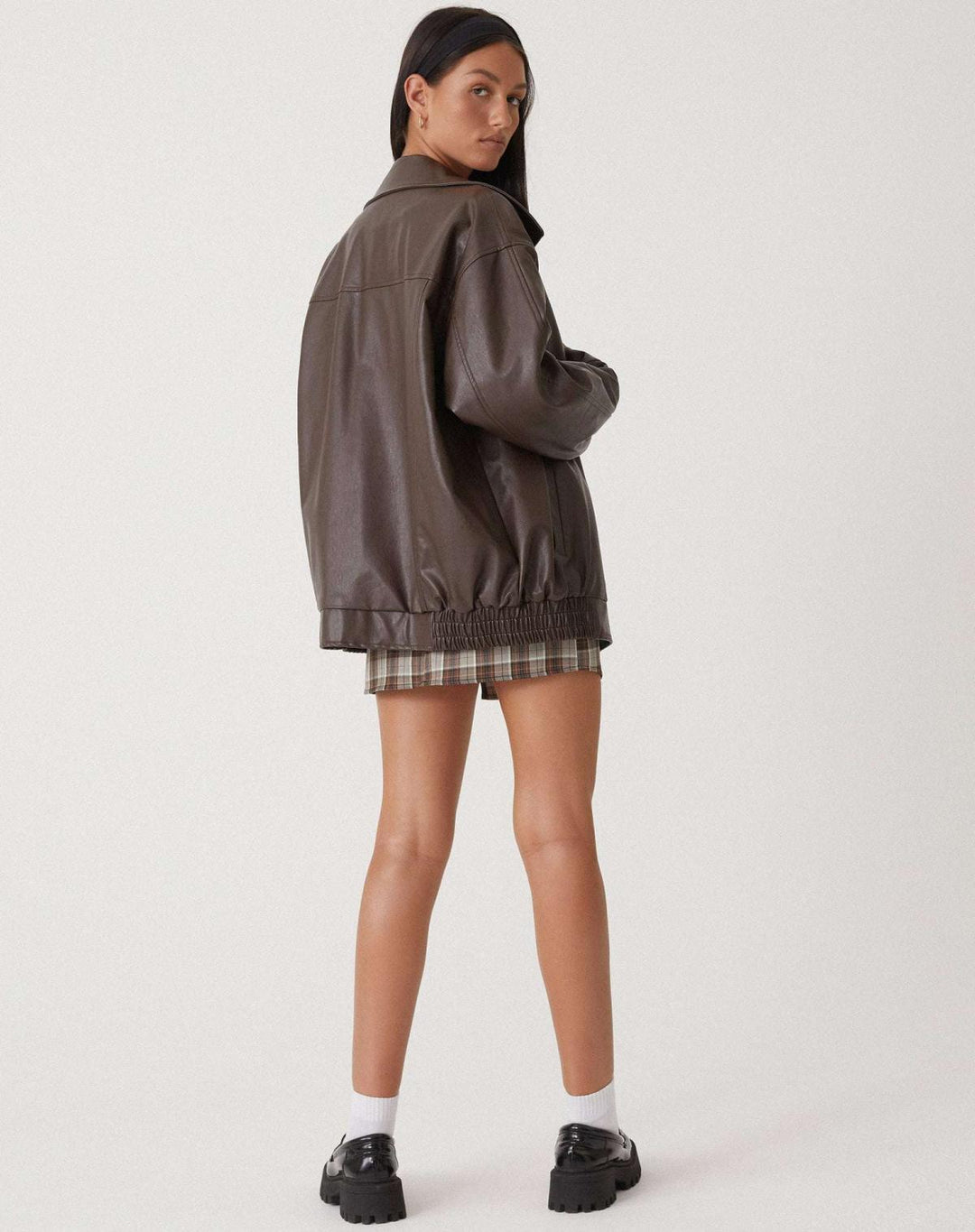 Women's Casual Collared Zip Up Jacket | Winter