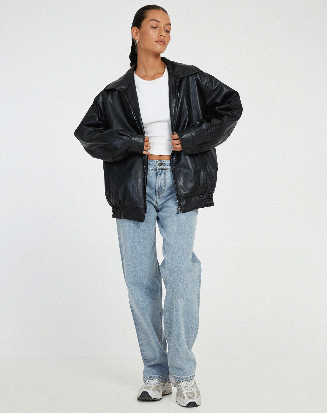 Women's Casual Collared Zip Up Jacket | Winter