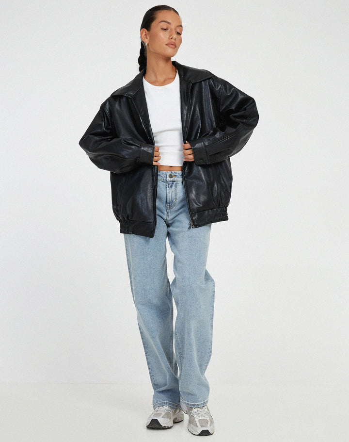 Women's Casual Collared Zip Up Jacket | Winter