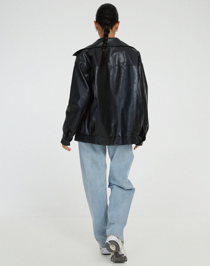 Women's Casual Collared Zip Up Jacket | Winter