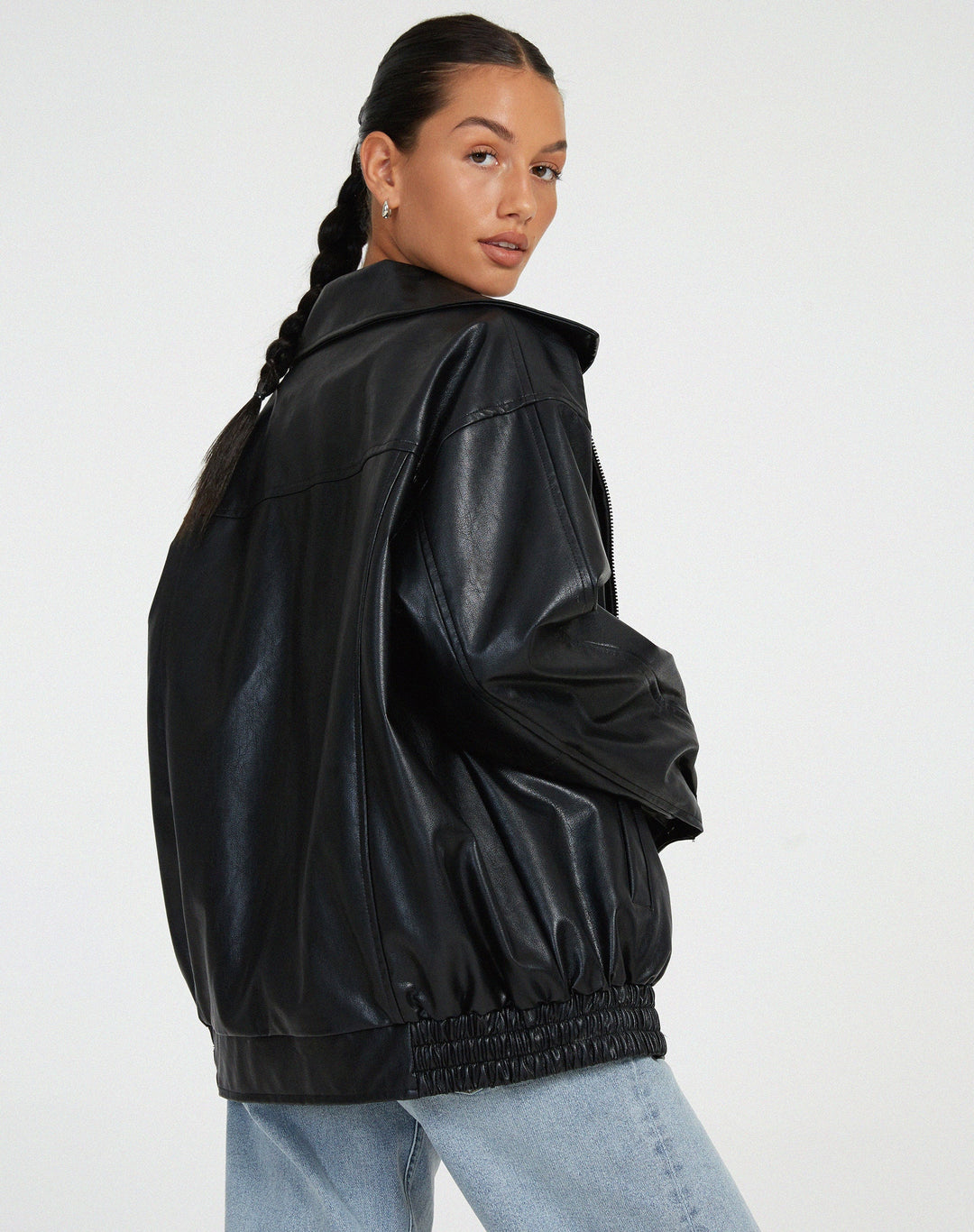 Women's Casual Collared Zip Up Jacket | Winter