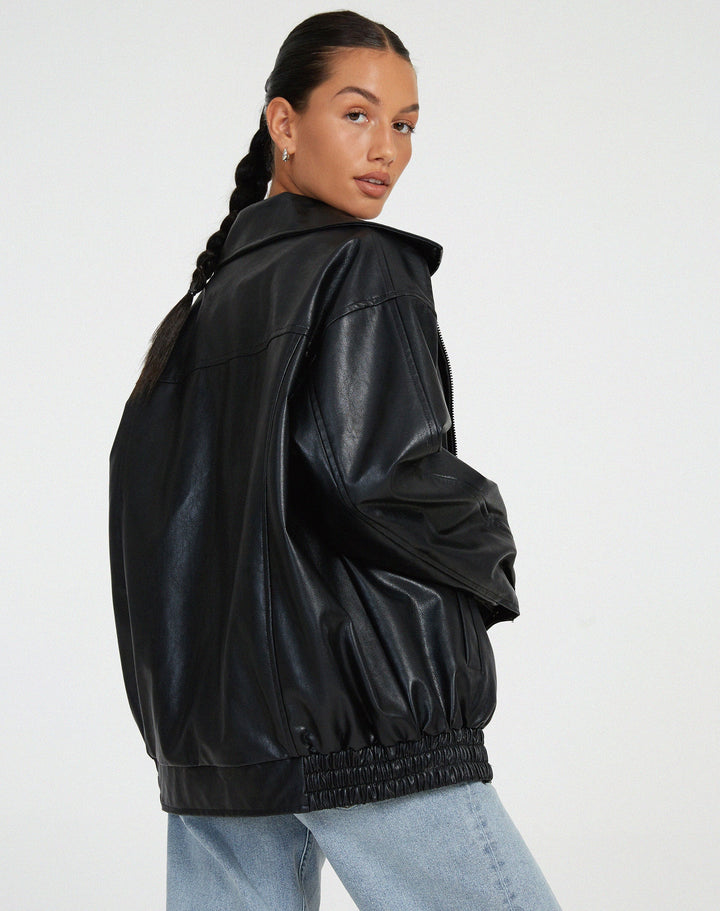 Women's Casual Collared Zip Up Jacket | Winter