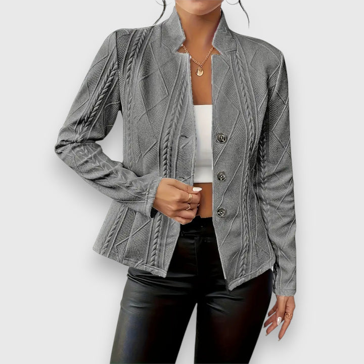Women's Formal Blazer Jacket | Textured