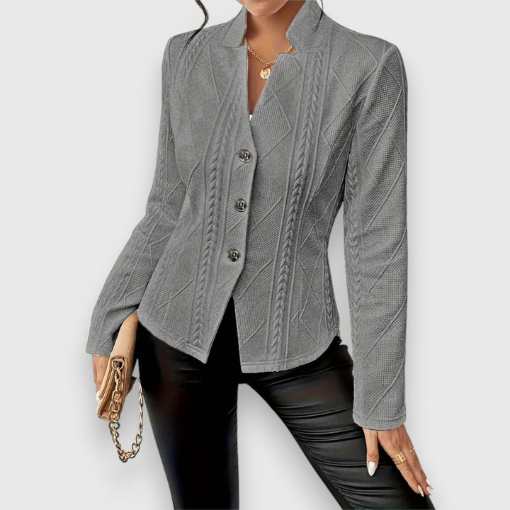 Women's Formal Blazer Jacket | Textured