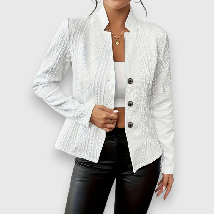 Women's Formal Blazer Jacket | Textured