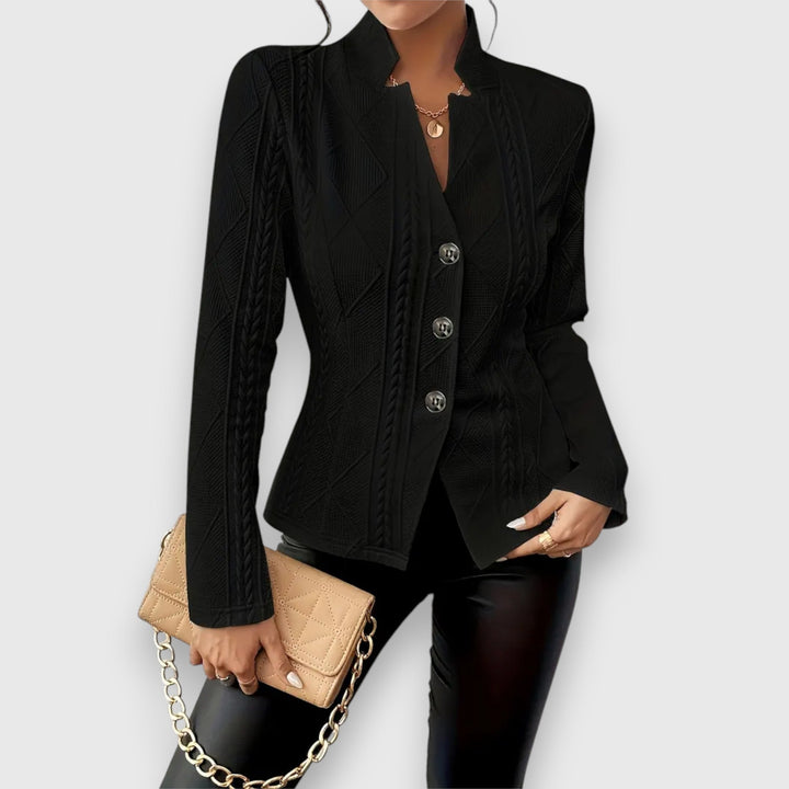Women's Formal Blazer Jacket | Textured