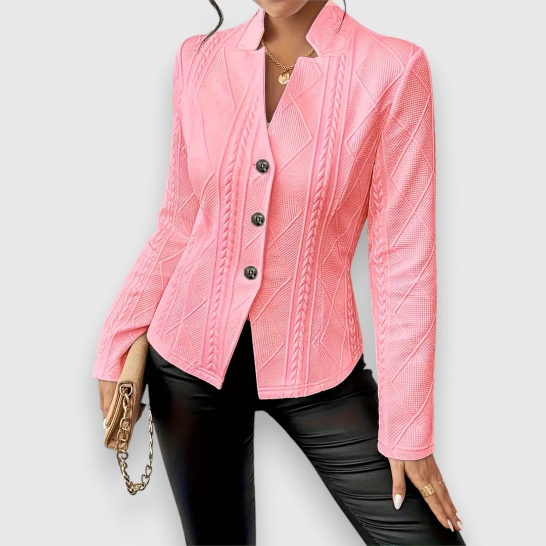 Women's Formal Blazer Jacket | Textured