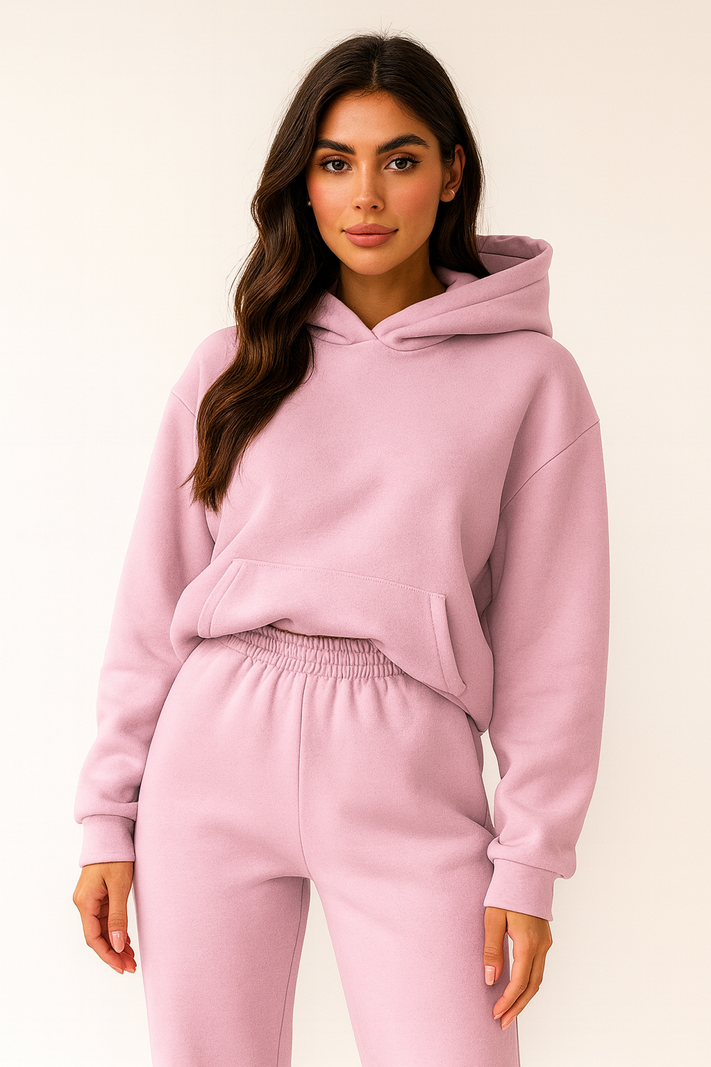 Women’s Soft-Lined Hooded Loungewear Set  | Winter
