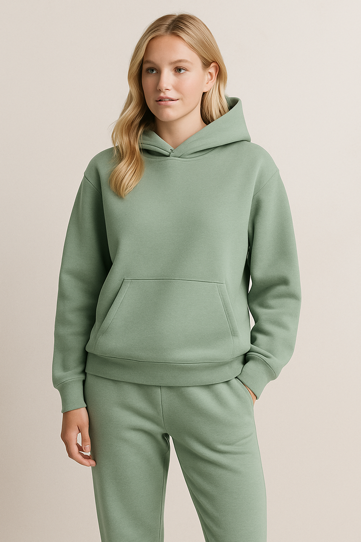 Women’s Soft-Lined Hooded Loungewear Set  | Winter