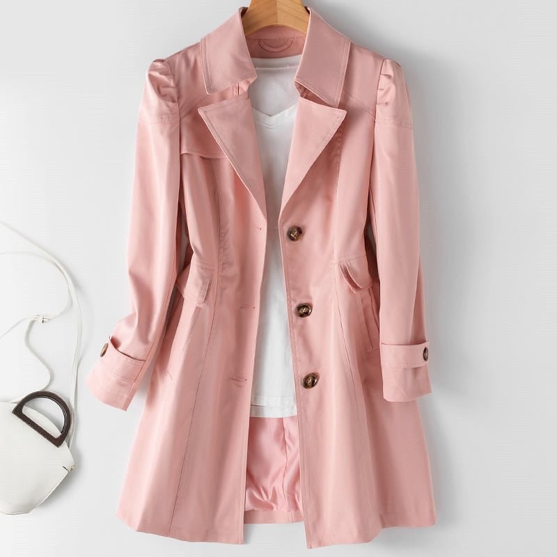 Women's Fit-and-Flare Trench Coat | Single-Breasted